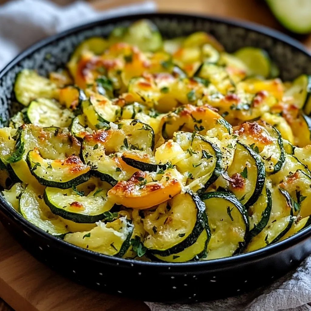 Cremiger Kartoffelauflauf – mit Zucchini, Karotten & Zwiebeln!