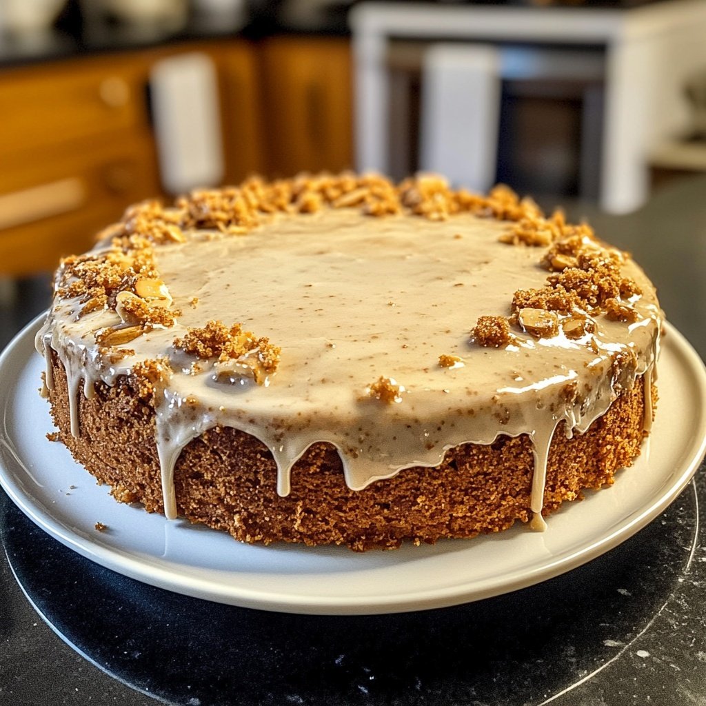 Vegane schwedische Mandeltorte