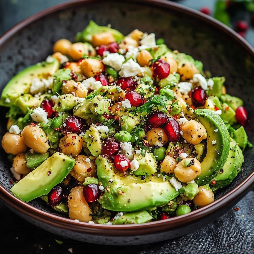 Kichererbsen-Feta-Avocado-Salat