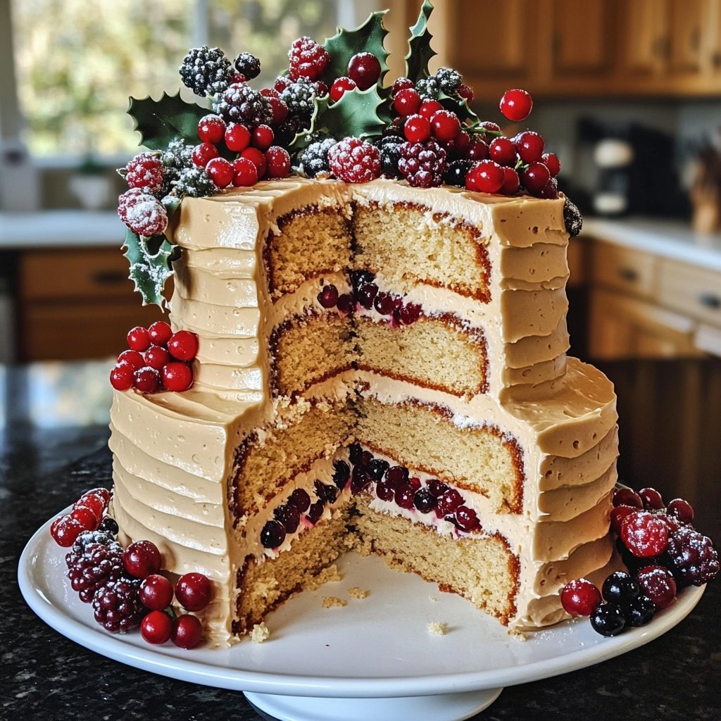 Deck the Halls Christmas Wedding Cakes
