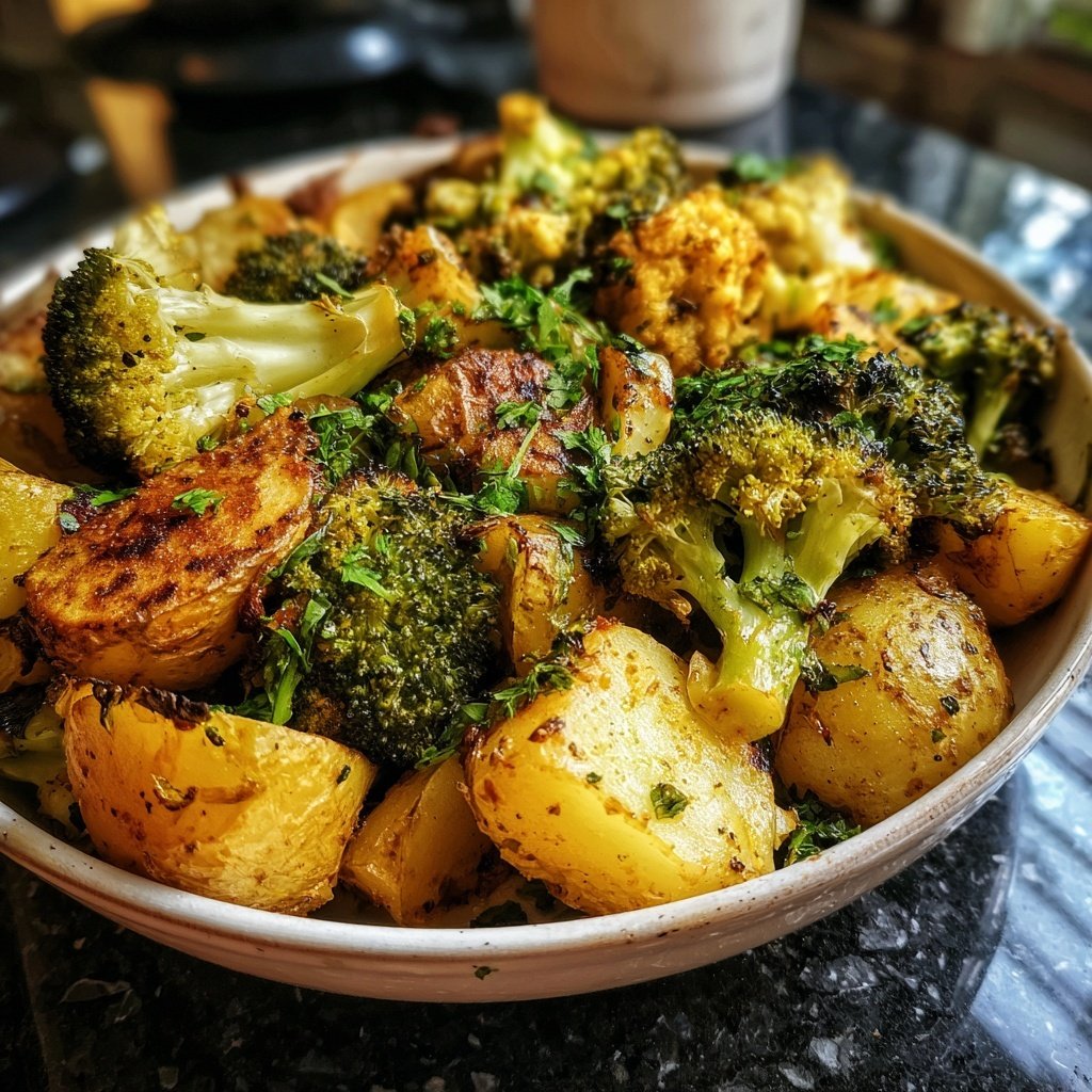 Brokkoli Kartoffel Pfanne Mit Kräutern