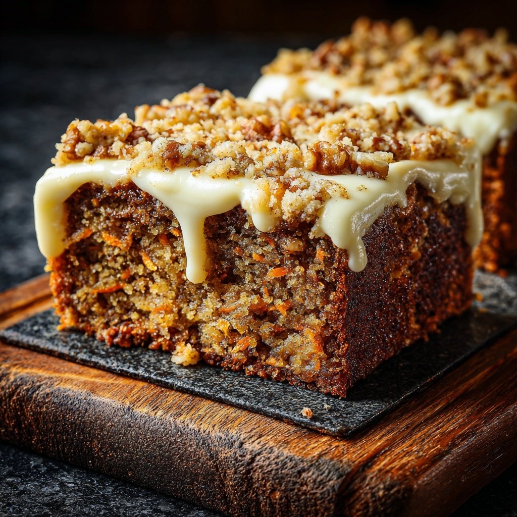 Karottenkuchen Mit Walnuss Streusel