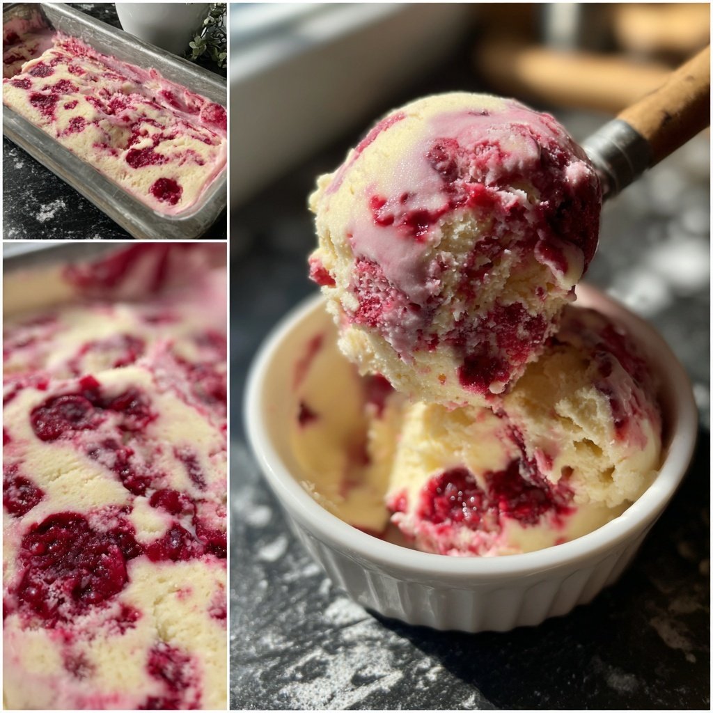 Eis Selber Machen Mit Himbeeren